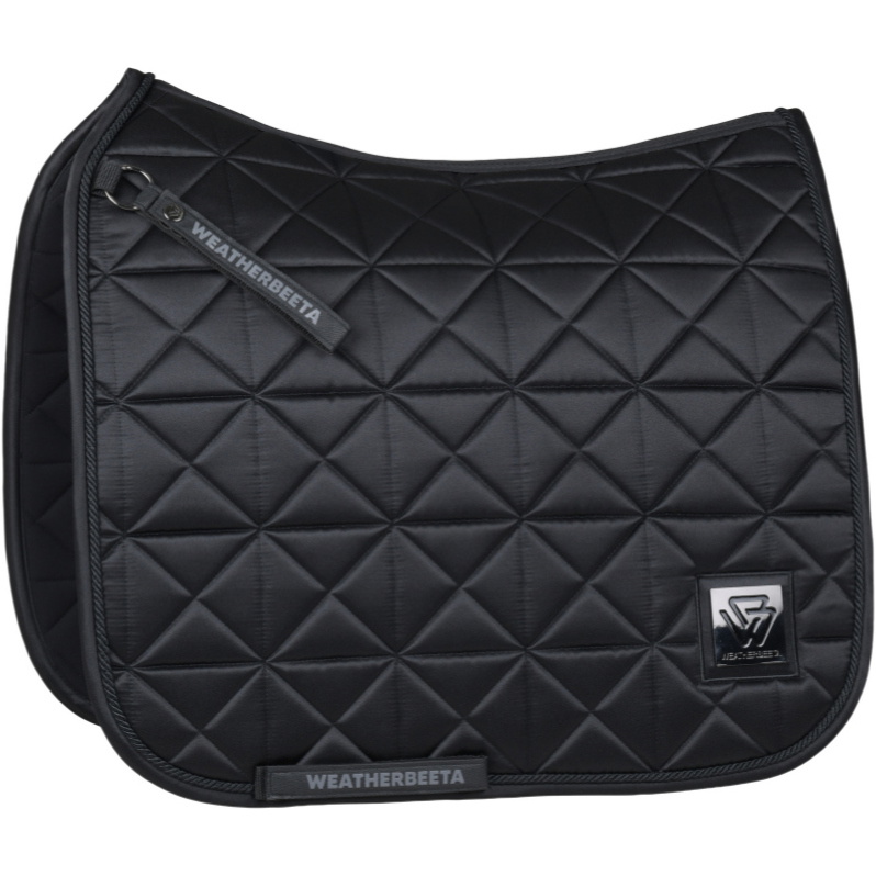 2026 WeatherBeeta Satijn Luxe Air-Tec Dressuurzadeldek 1030348 - Black